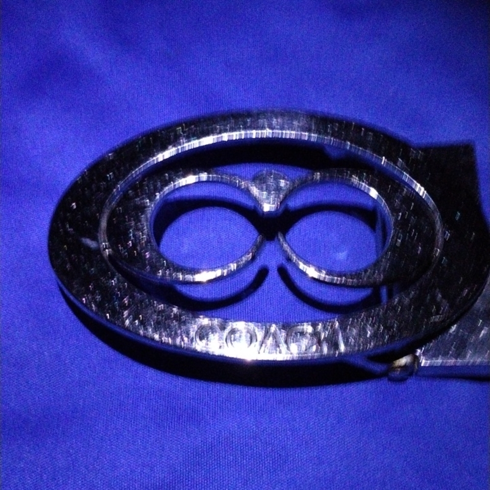 Coach Silver "C" Belt Buckle